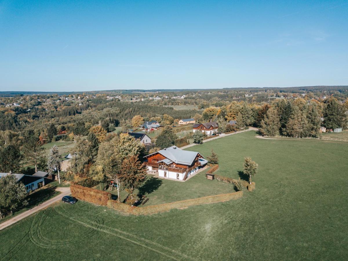 Le Gagnage 31 Pers- Malmedy, Rustique, Vue, Wellness Villa Eksteriør bilde